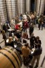 At Rex Hill, winery members of  the Chehalem Mountains Winegrowers pour samples for trade members to taste.  Photo by Andrea Johnson.