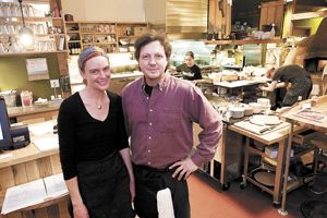 Cassie and Dave  VanDomelen, owners of The Blue Goat .