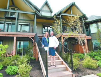 Lea Duffy and Andy Kosusko, owners and innkeepers at Le Puy outside of Newberg opened their B&B last year. The inn is named for Le-Puy-en-Velay, a village in France&rsquo;s Loire Valley, an inspirational place for the couple. Photo by Marcus Larson
