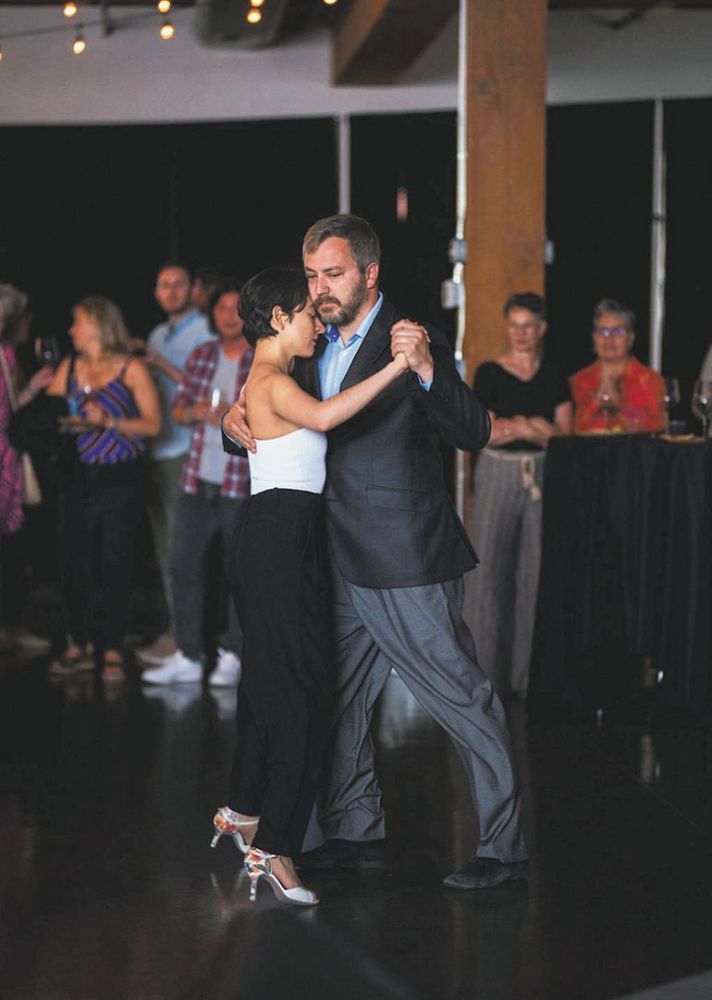A tango dancing demonstration during Malbec in the City. ##Photo by Foundry 503