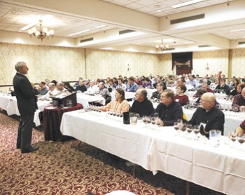 Peter Mondavi Jr. presents a session on Charles Krug Vintage Select Cabernet
from 1966 to 2008 at the 2011 American Wine Society Conference in Rochester, N.Y., in early November.