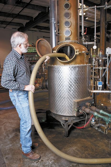 Steve McCarthy started Clear Creek Distillery 28 years ago. The Portland outfit produces eau de vie and grappa. Photo by Andrea Johnson.