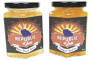 Republic of Jam products use less sugar and more fruit than commercially jams.