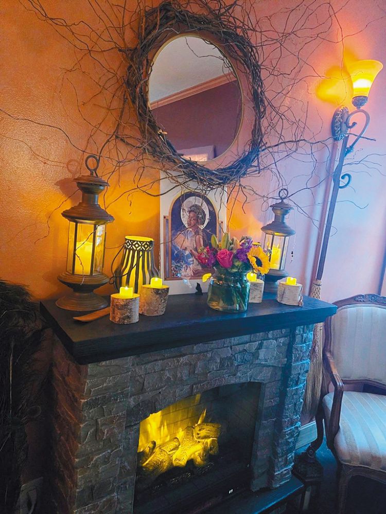 A fireplace establishes the mood in Oran Mor Artisan Meadery’s new tasting room, located in Portland’s Sellwood neighborhood. ##Photo provided A fireplace establishes the mood in Oran Mor Artisan Meadery’s new tasting room, located in Portland’s Sellwood neighborhood. ##Photo provided