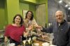 Pairings Portland owners Jeffrey Weissler (right) and Megan Wilkerson (left) toast the new wine shop with friend Beverly McKenzie, a fellow wine aficionado.