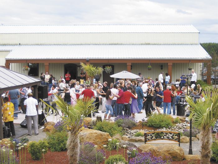 The Cubanísimo Vineyards tasting room and event facility in Salem hosts numerous functions each year, including weddings, anniversaries and monthly salsa dance parties. Photo provided.